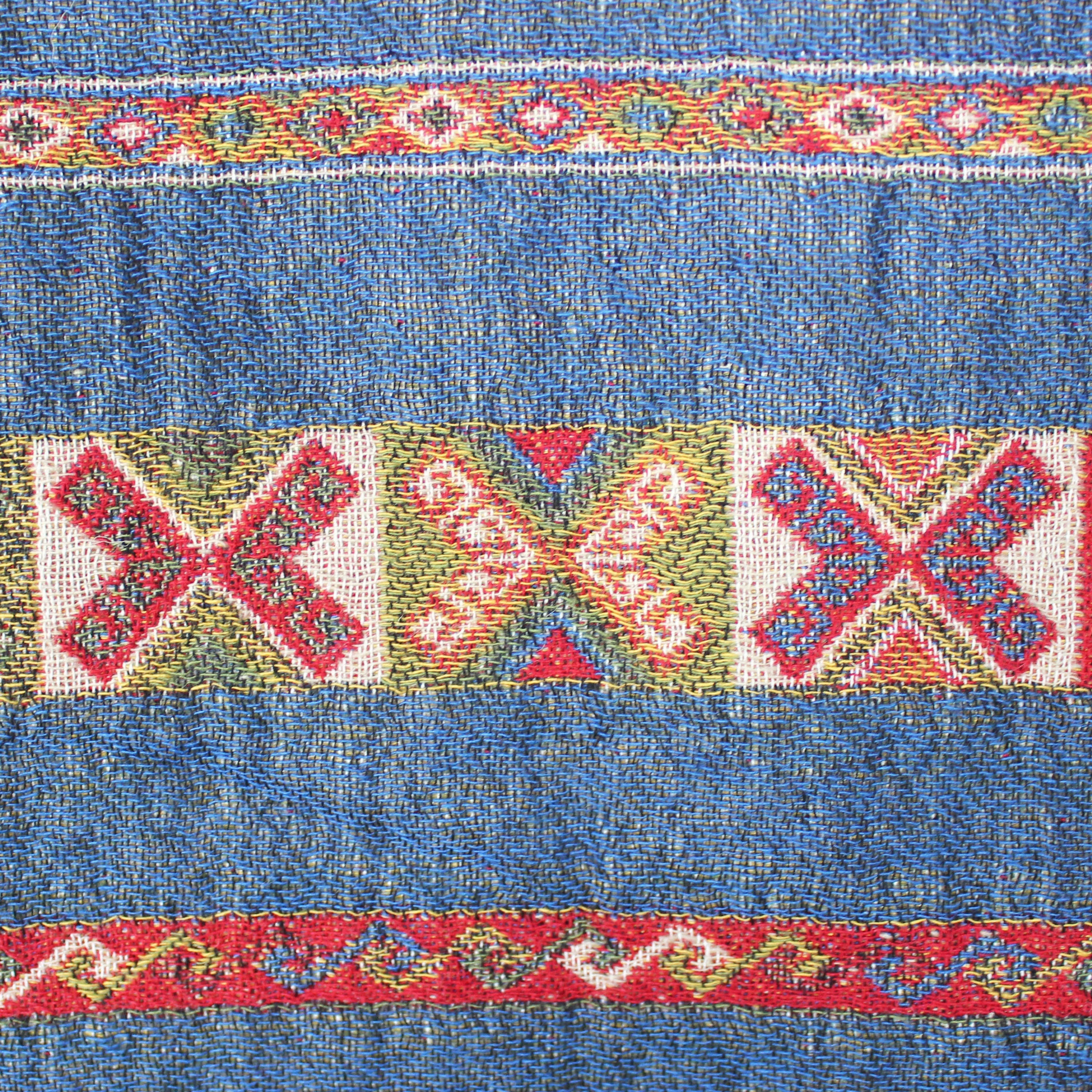 Santa Fe Reversible Cotton Wool Throw