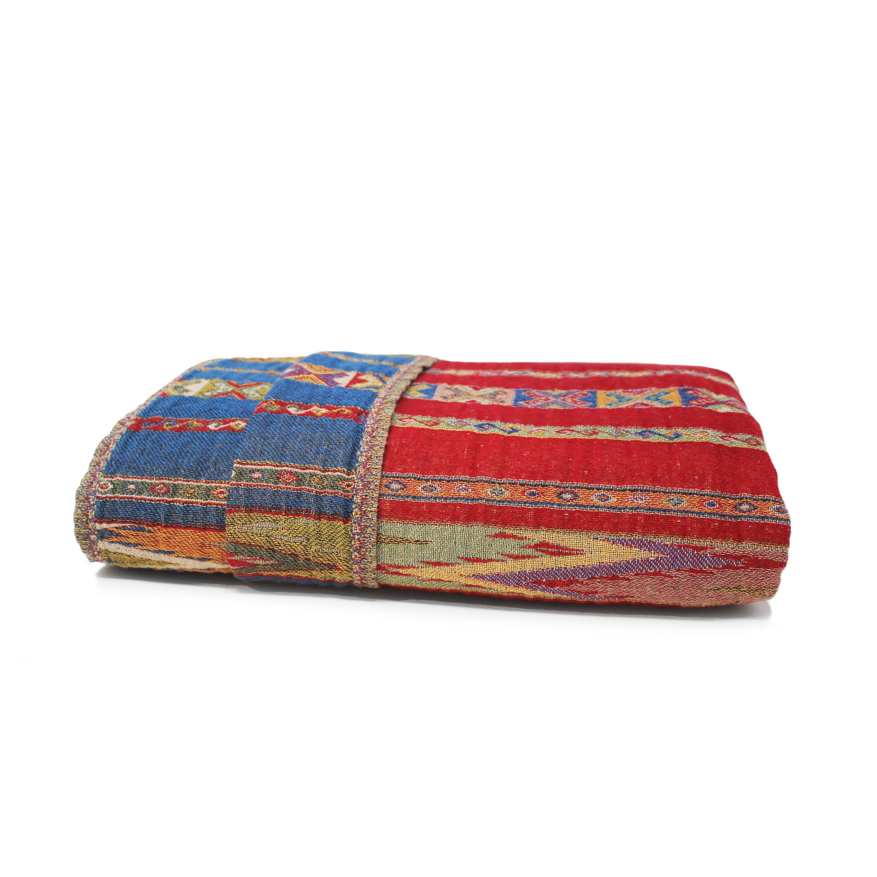 Santa Fe Reversible Cotton Wool Throw