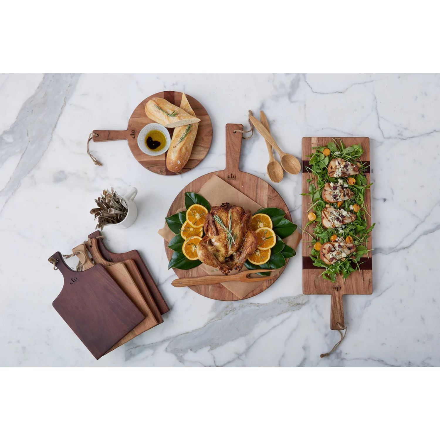 Natural Rectangle Charcuterie Board