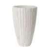 Alpine Cone Vase, White