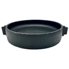 Domino Hammered Bowl w/ Handles, Black