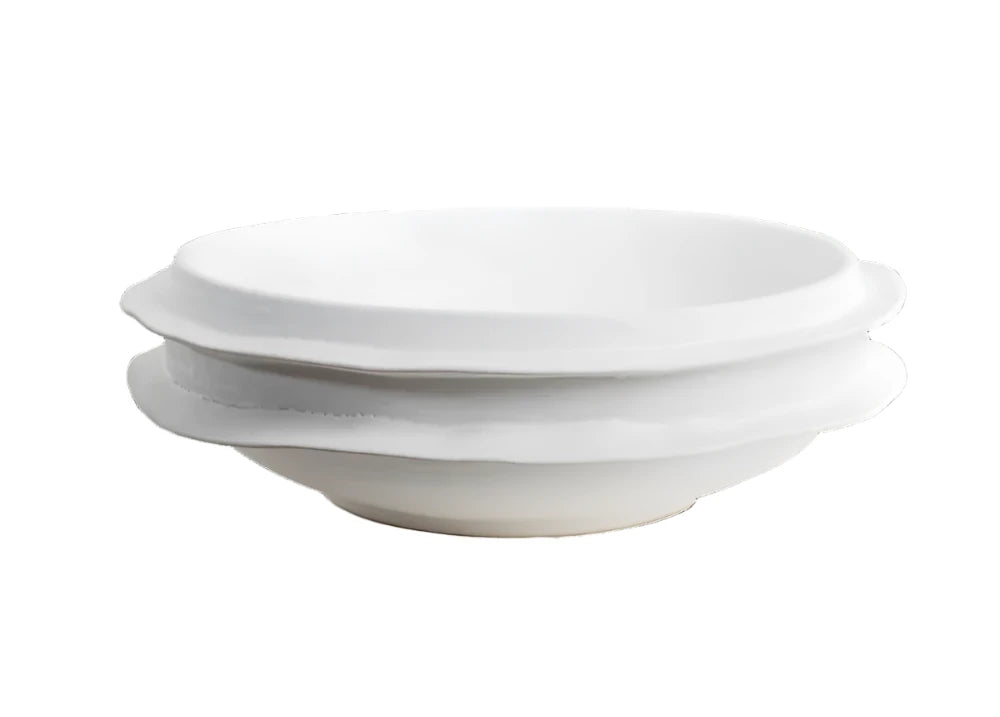 Galaxy Spiral Bowl, Matte White