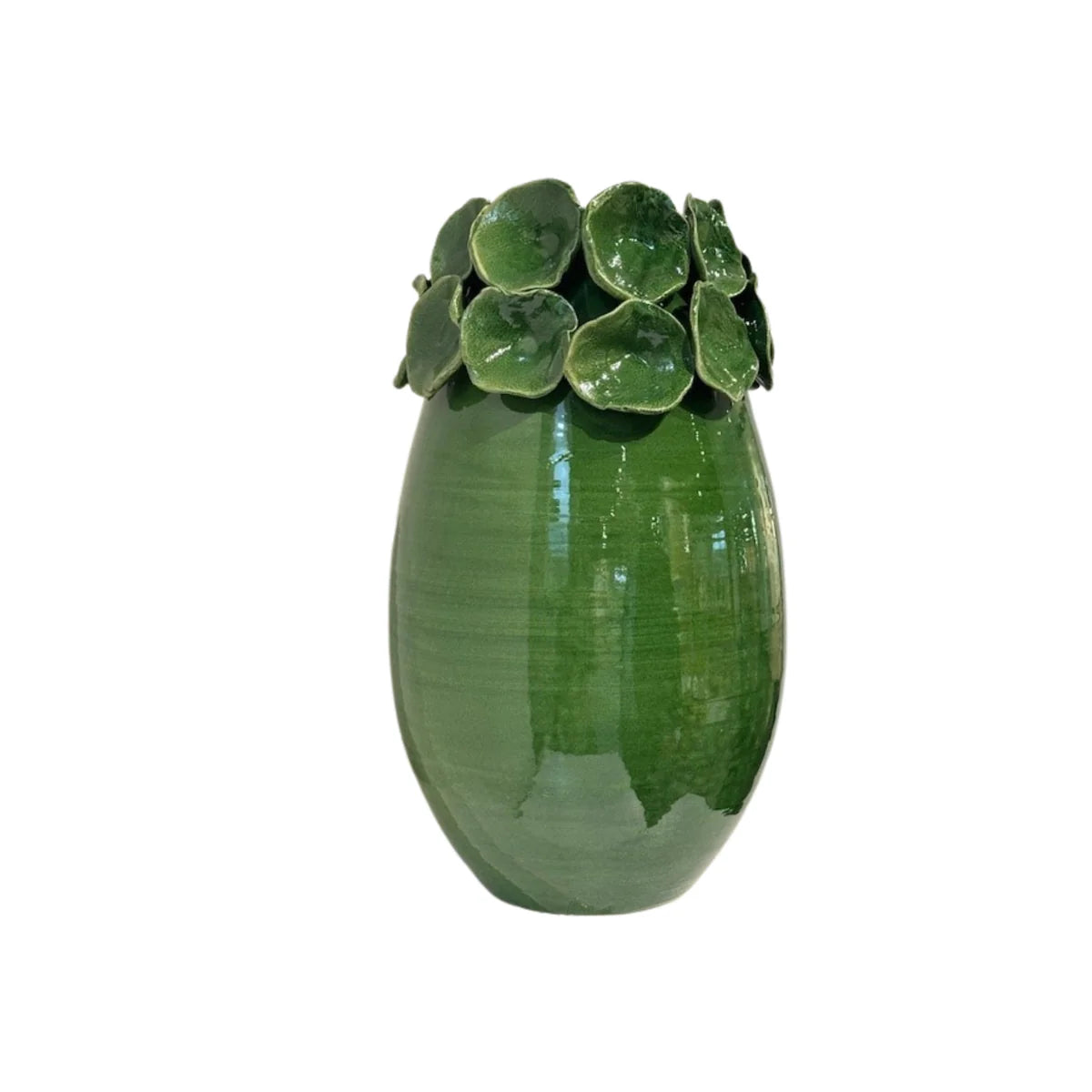 Vase with Petals, Green