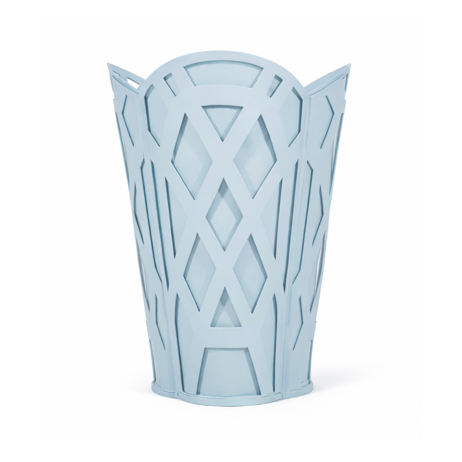 Slate Blue Chippendale Wastepaper Basket & Tissue (3 Options)