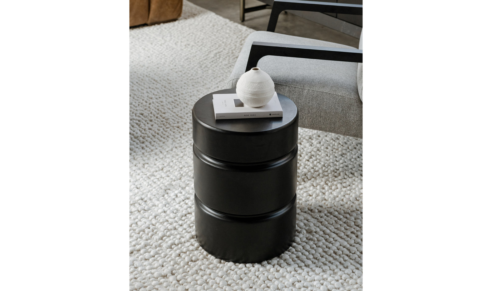 Flicker Accent Table - Black