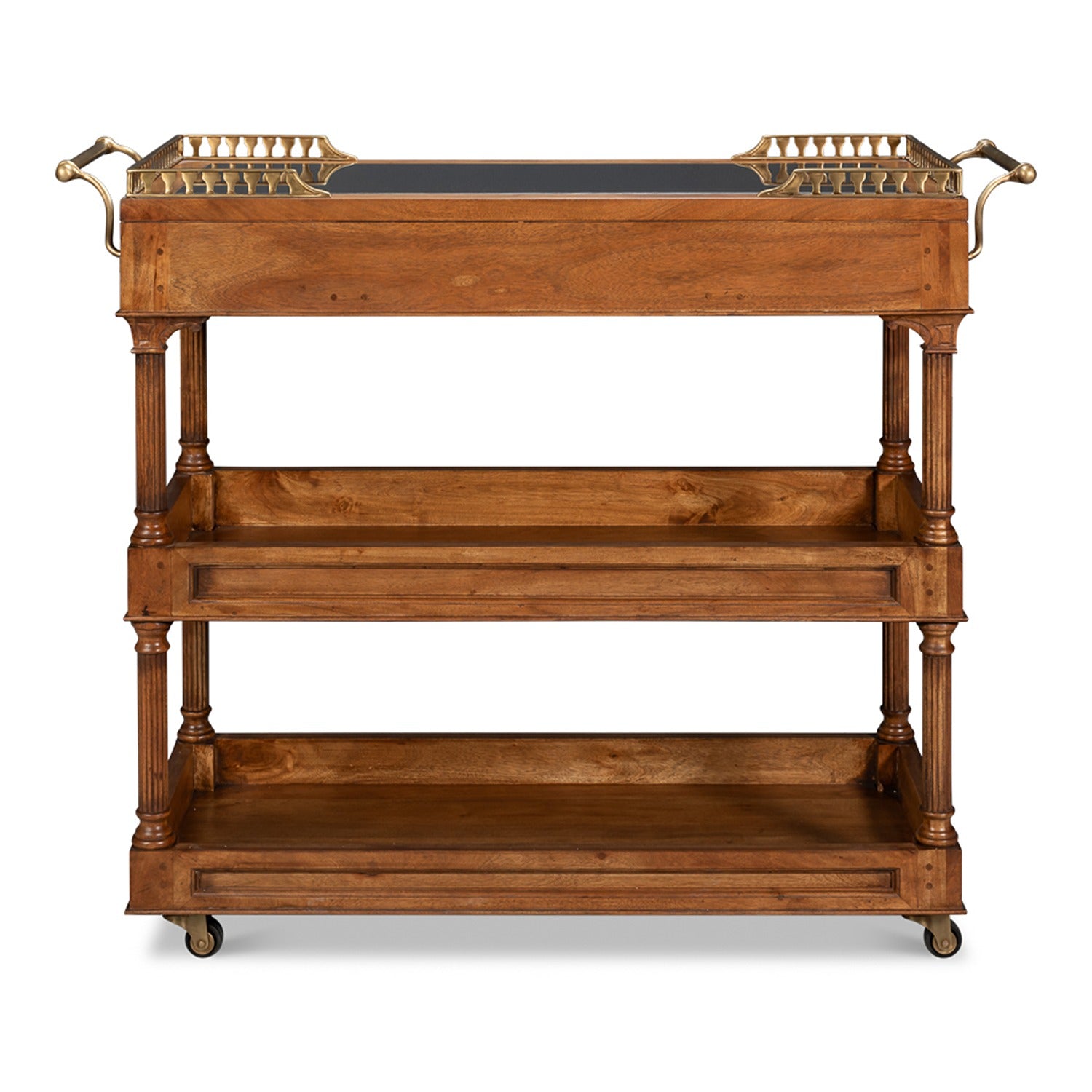Capital Serving Cart, Fruitwood Finish
