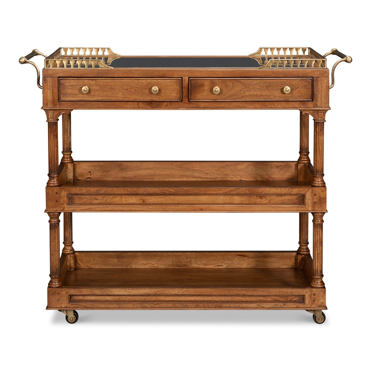 Capital Serving Cart, Fruitwood Finish
