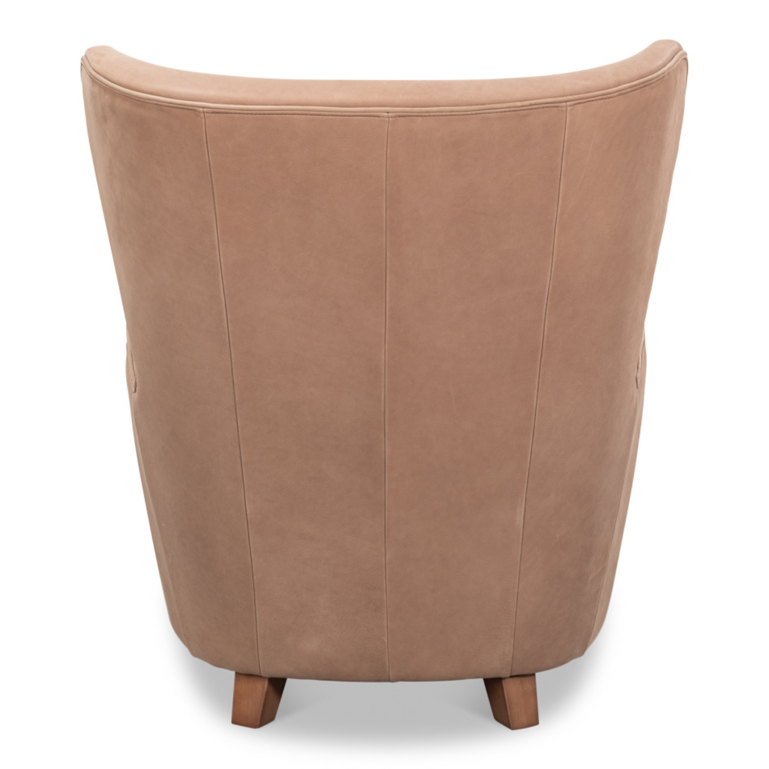 Lombard Wing Chair Greece Grey Leather