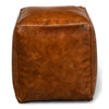 Sunday Afternoon Leather Cube, Natural