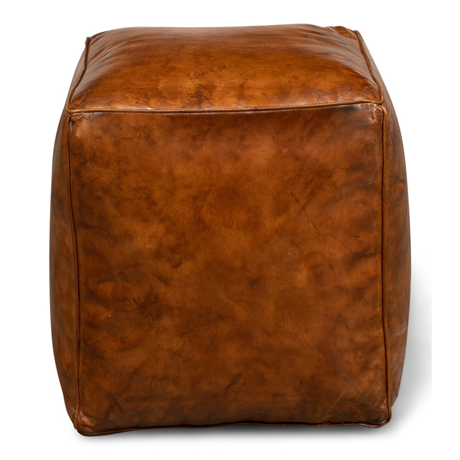 Sunday Afternoon Leather Cube, Natural