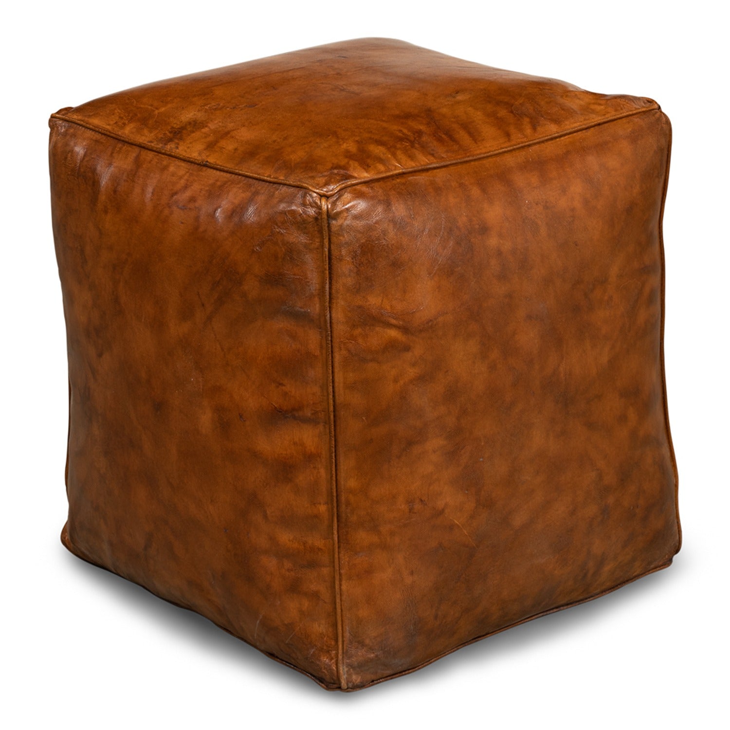 Sunday Afternoon Leather Cube, Natural