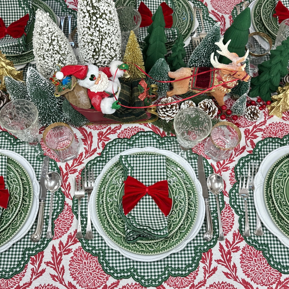 Bettina Napkin-Dark Green Gingham (Set of 4)