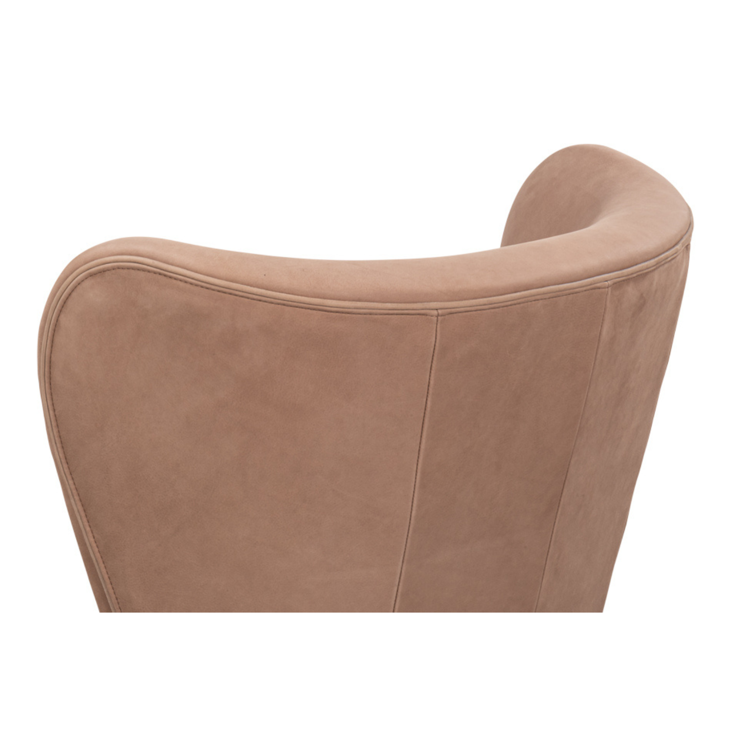 Lombard Wing Chair Greece Grey Leather