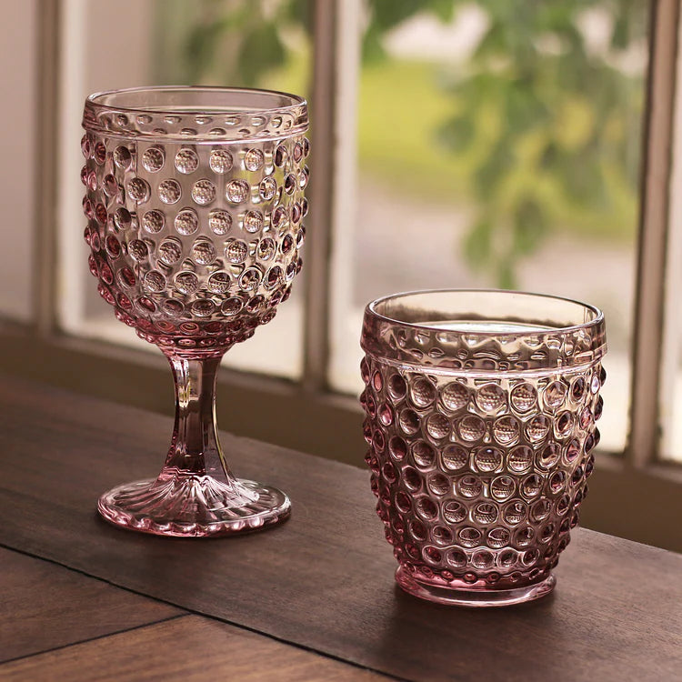 GLASS Hobnail Double Old F