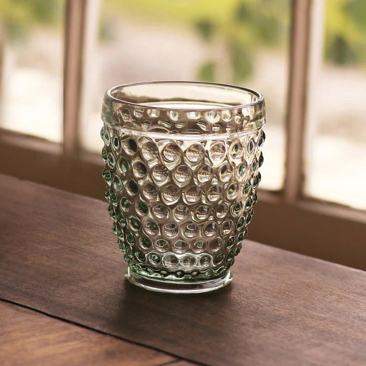 GLASS Hobnail Double Old F