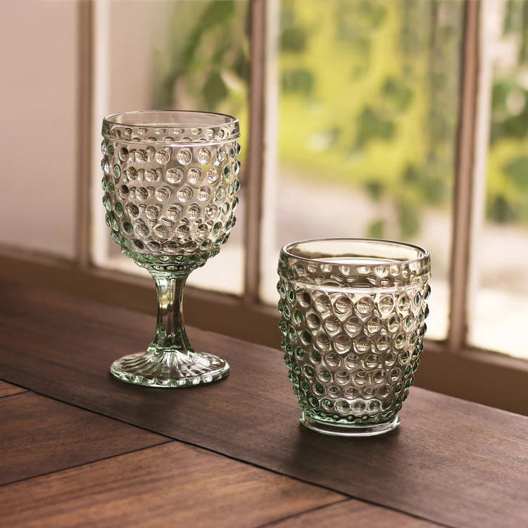 GLASS Hobnail Double Old F