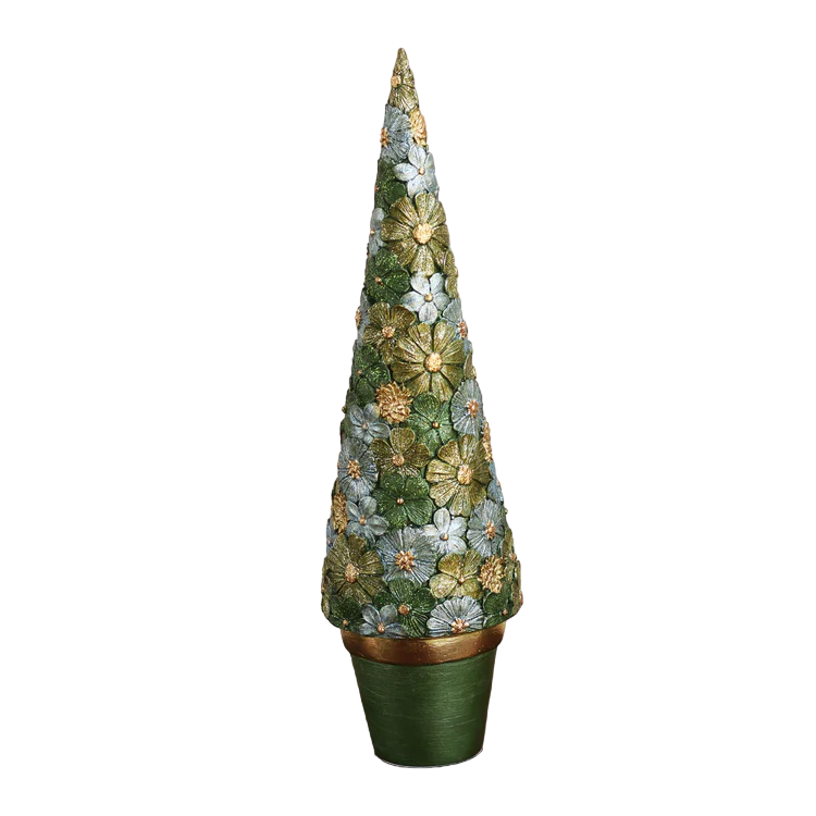 HOLIDAY
Royal Forest Bouquet 14" Cone Tree (Multi)