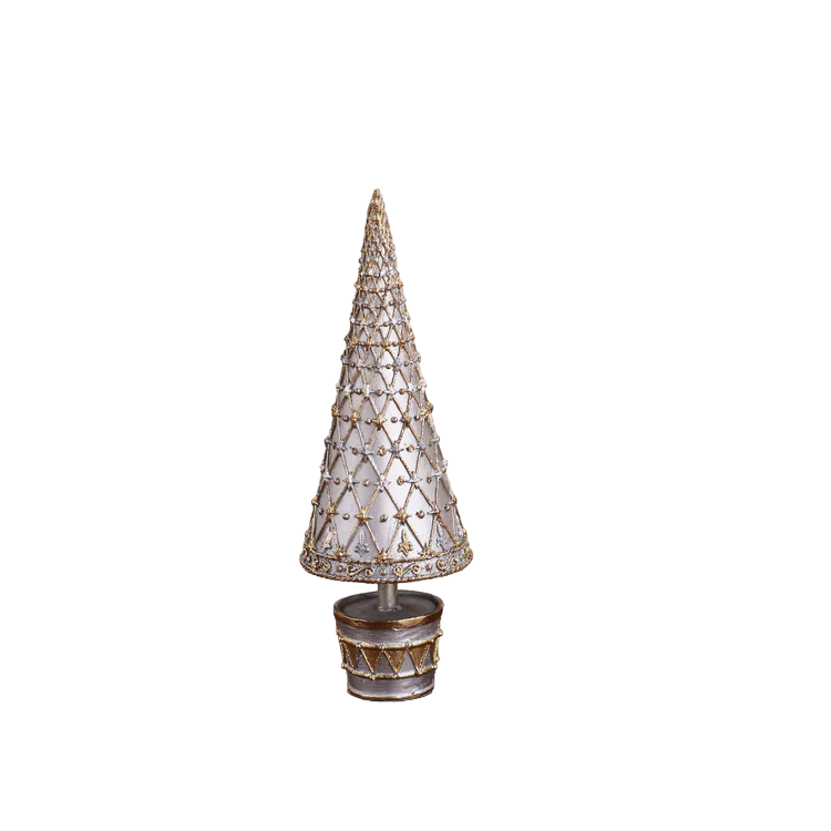 HOLIDAY
Royal Forest Winter Fantasy 9.5" Cone Tree (Multi)