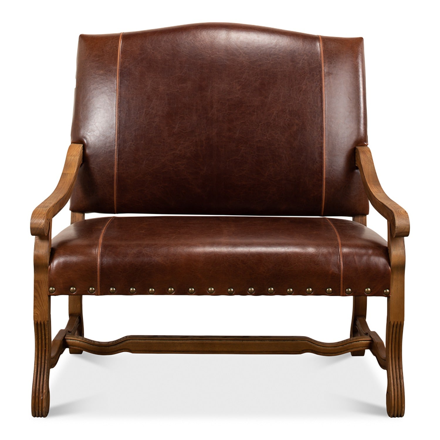 Italian Leather Settee