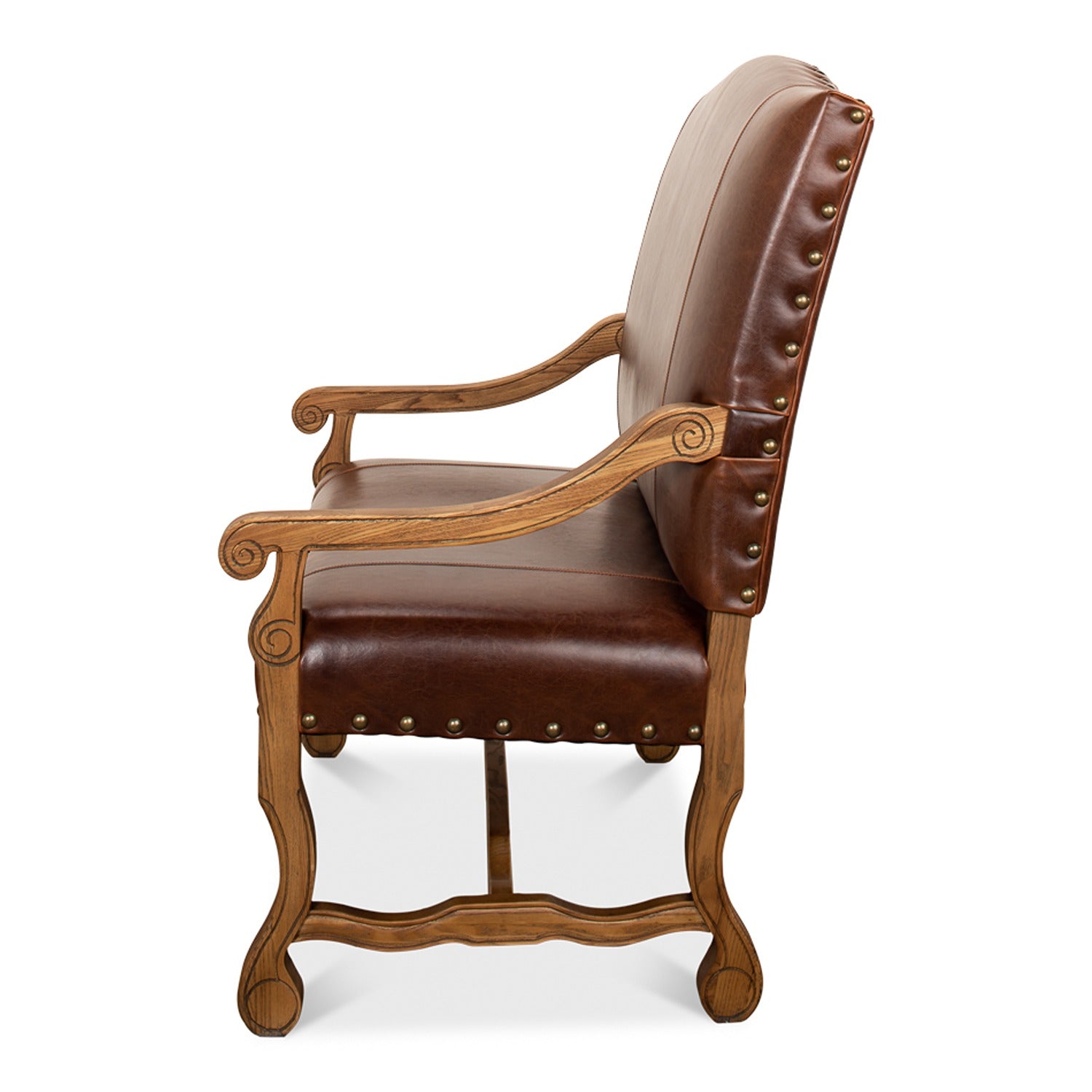 Italian Leather Settee