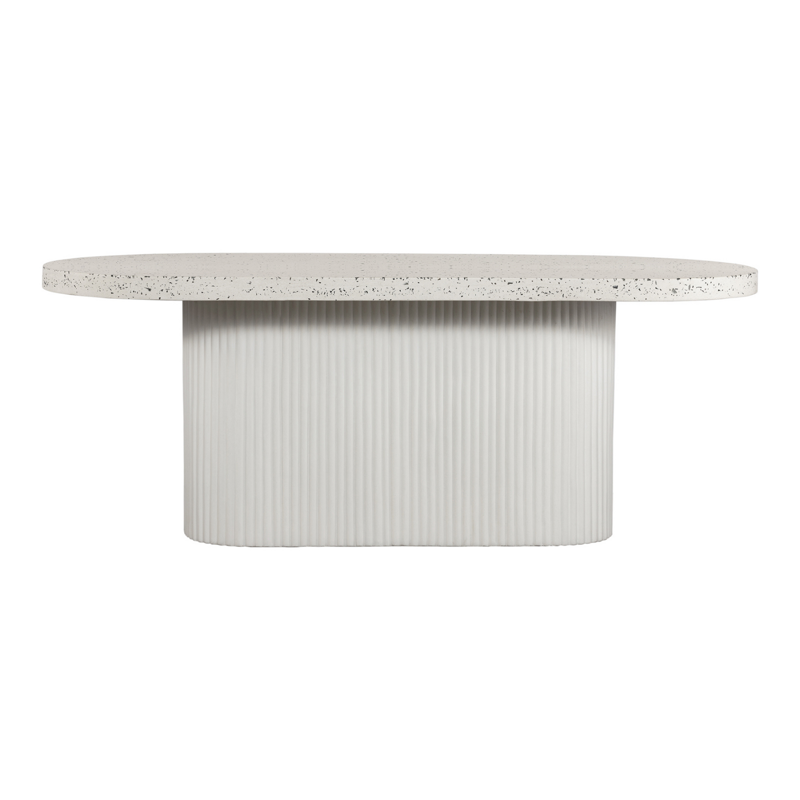 Talon Outdoor Dining Table Light Grey