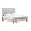 Post Queen Upholstered Panel Bed