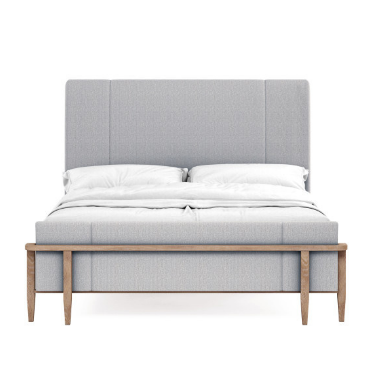 Post Queen Upholstered Panel Bed