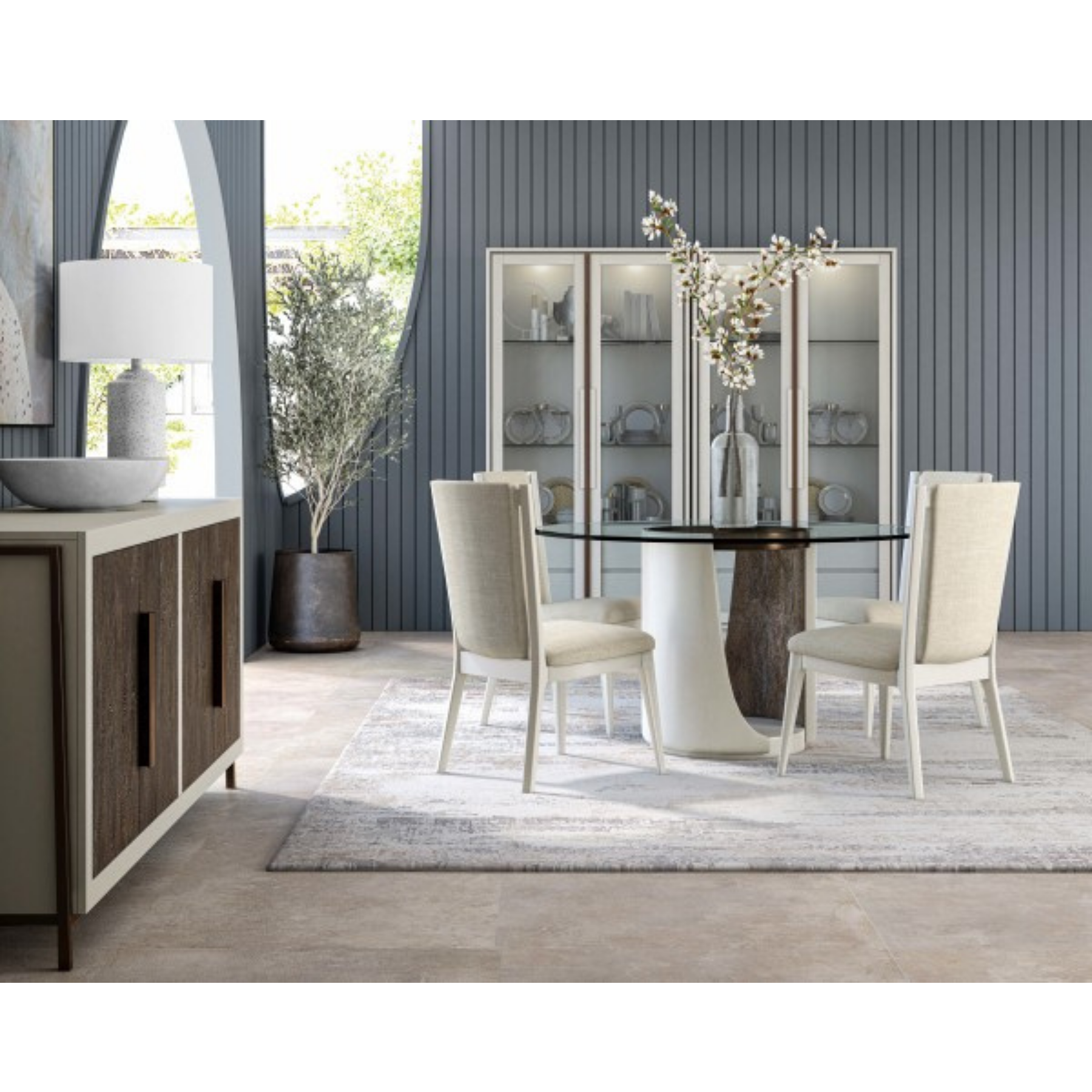 Blanc Round Dining Table