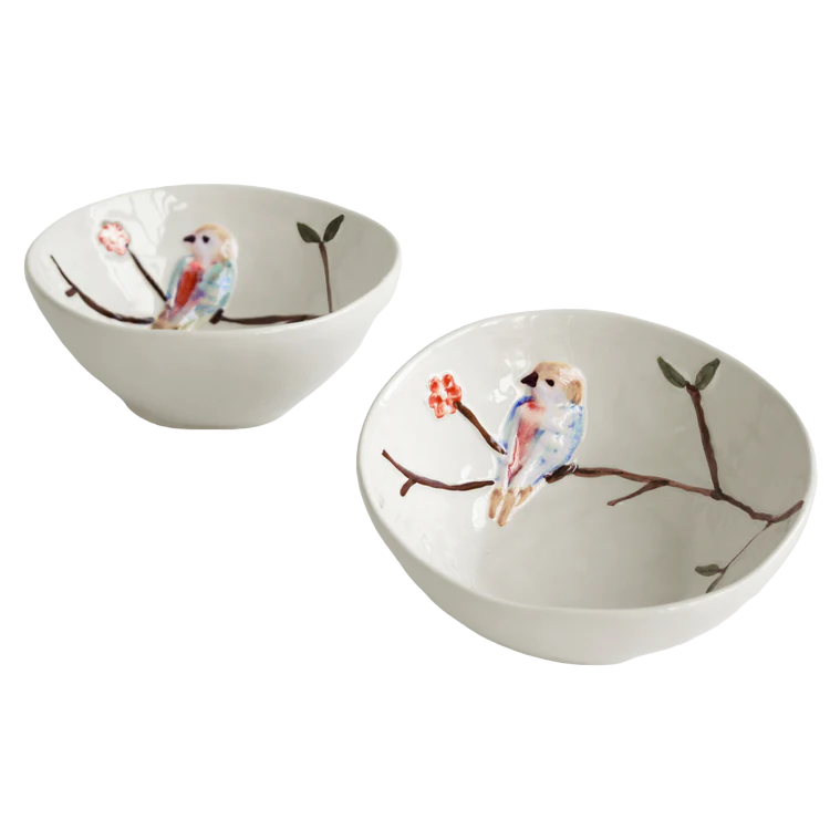 CERAMIC Birds on Branch S