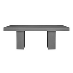 Talonis Outdoor Dining Table Dark Grey