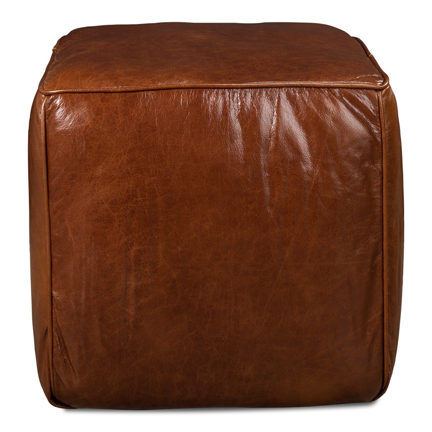 Leather Sitting Cube