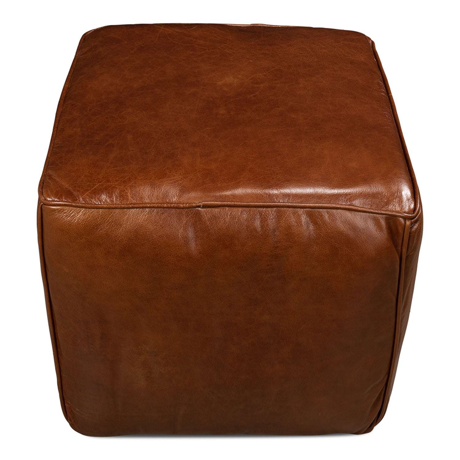 Leather Sitting Cube