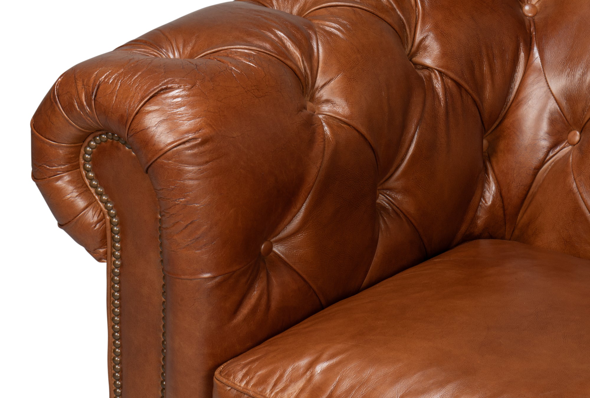 Castered Chesterfield Sofa