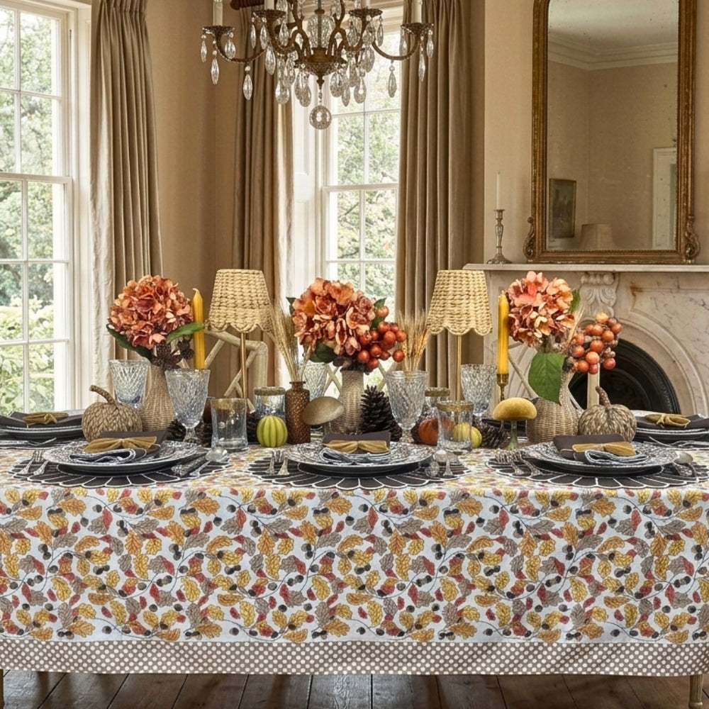 Acorns & Leaves - Tablecloth