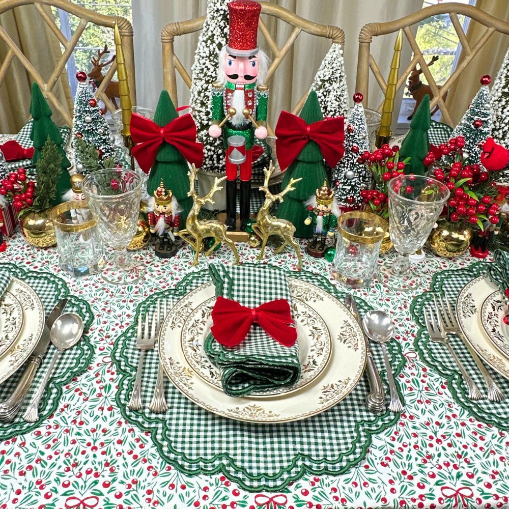 Bettina Napkin-Dark Green Gingham (Set of 4)