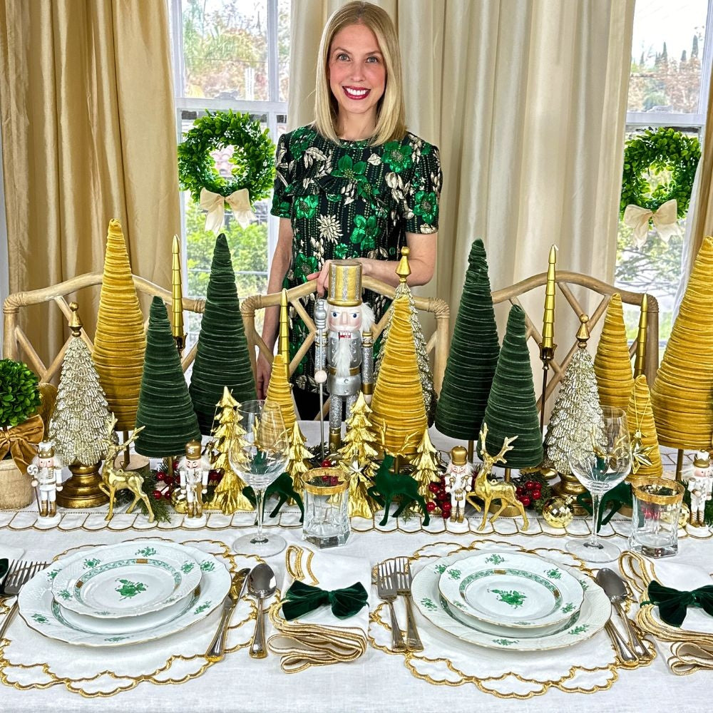 Studio Collection: Lillian Placemat - Gold (Set of 4)