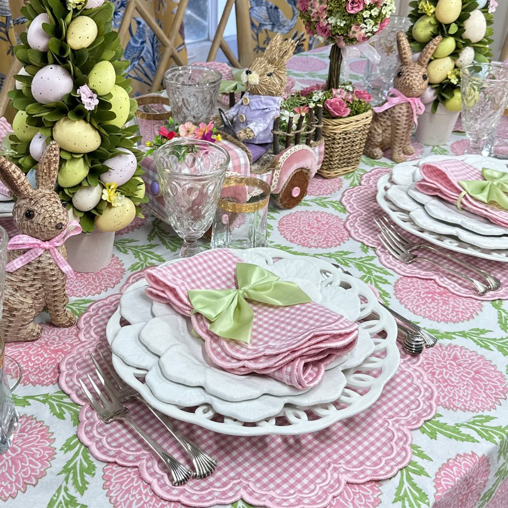 Bettina Napkin - Pink Gingham (Set of 4)
