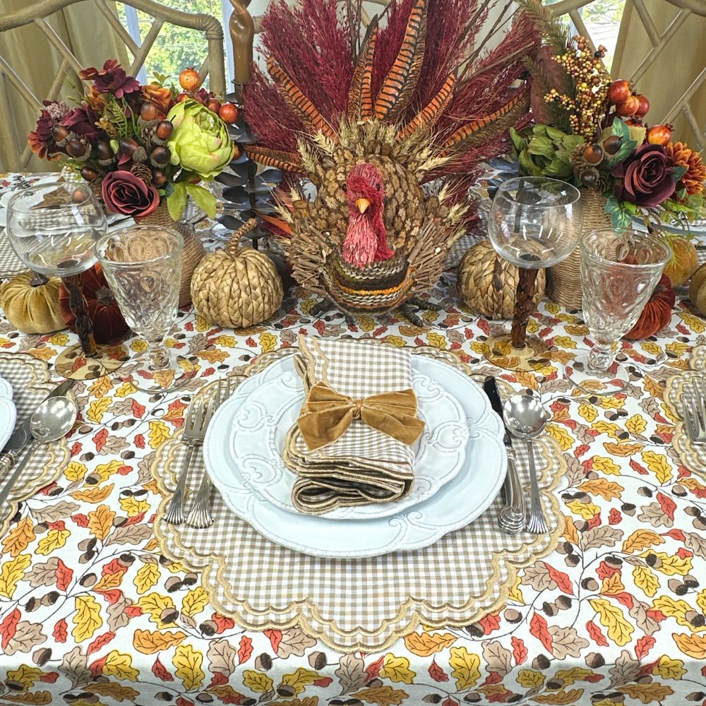 Bettina Placemat - Wheat Gingham (Set of 4)