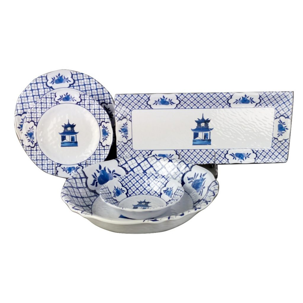 Original Pagoda Melamine Dinnerware Collection