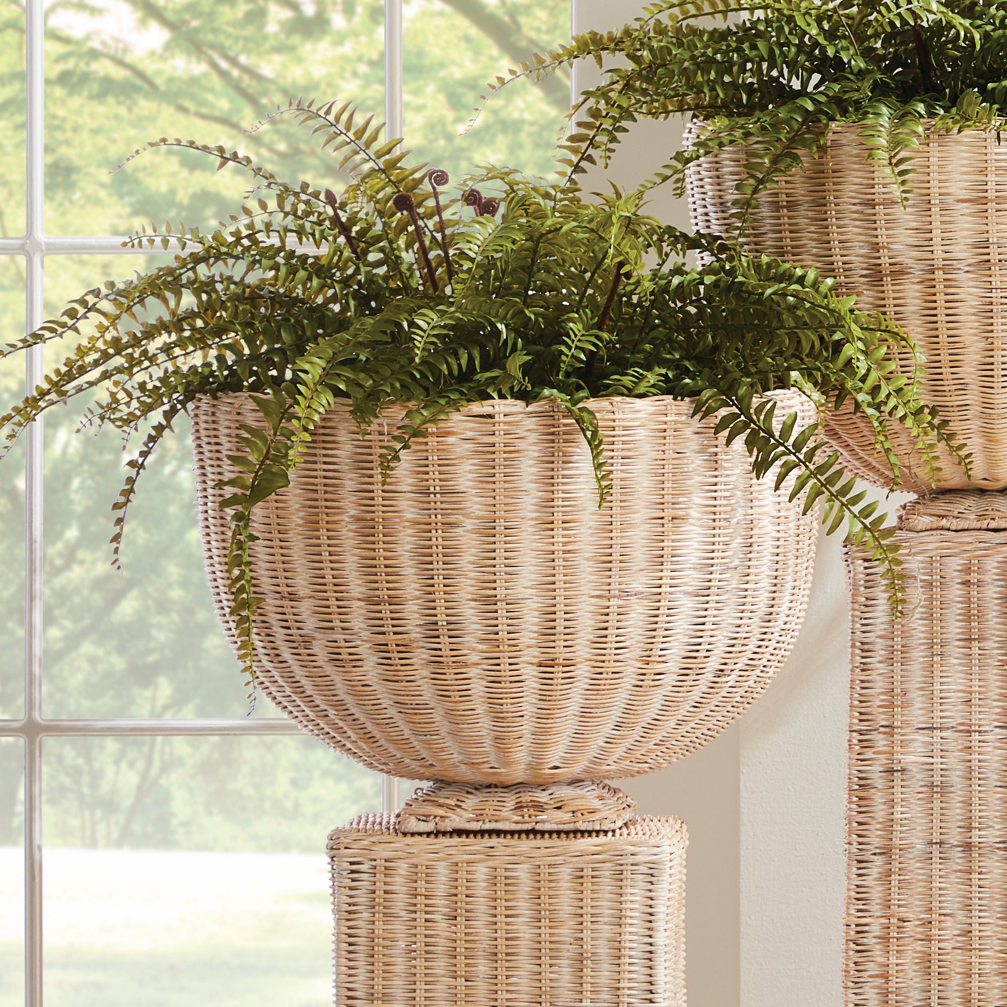 Chuck Rattan Footed Bowl