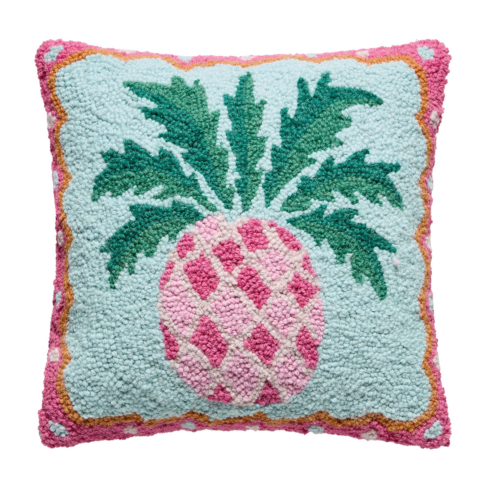 Preppy Pineapple Hook Pillow