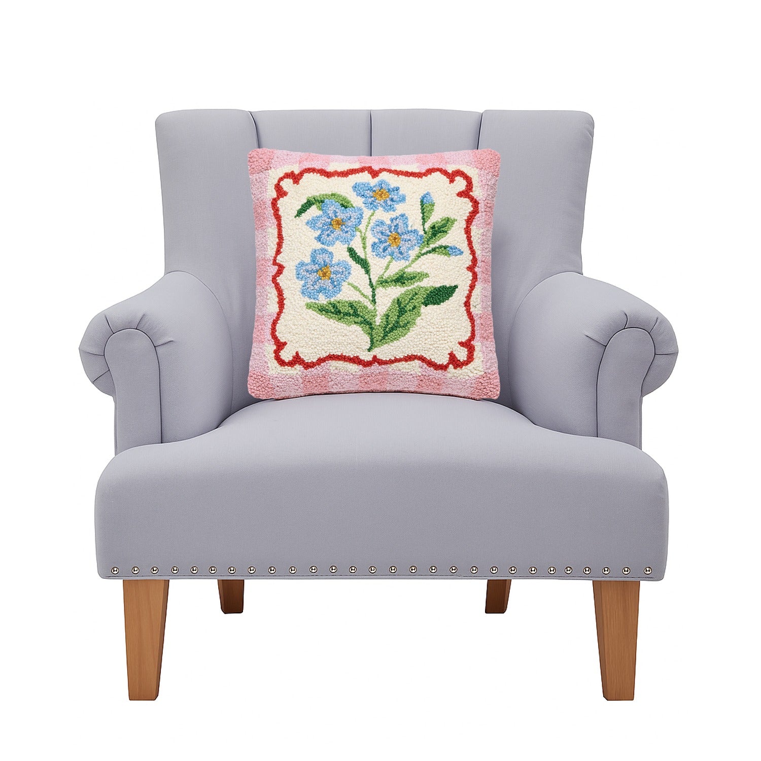 Forget-Me-Not Frame Hook Pillow