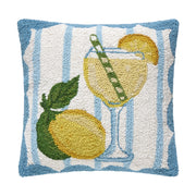 Golden Sip Hook Pillow