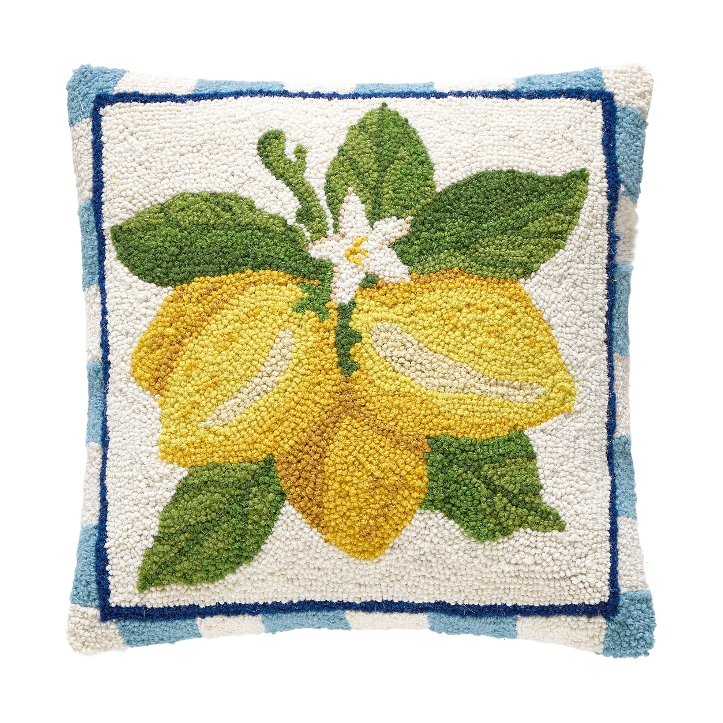 Summertide Lemon Bunch Hook Pillow