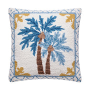 Tropical Palm Trees Poly Filled Hook Pillow