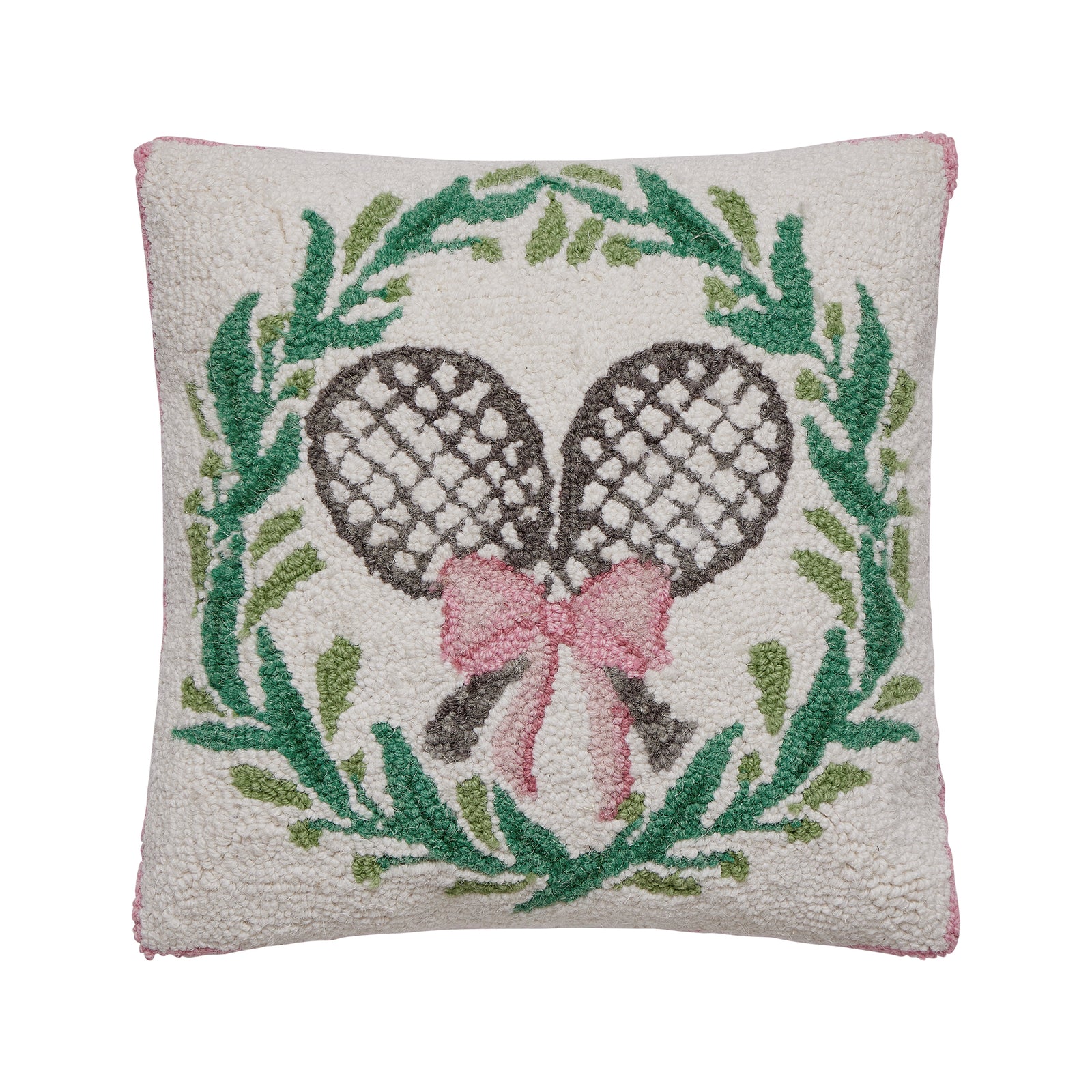 Tennis With Wreath Hook Pillow