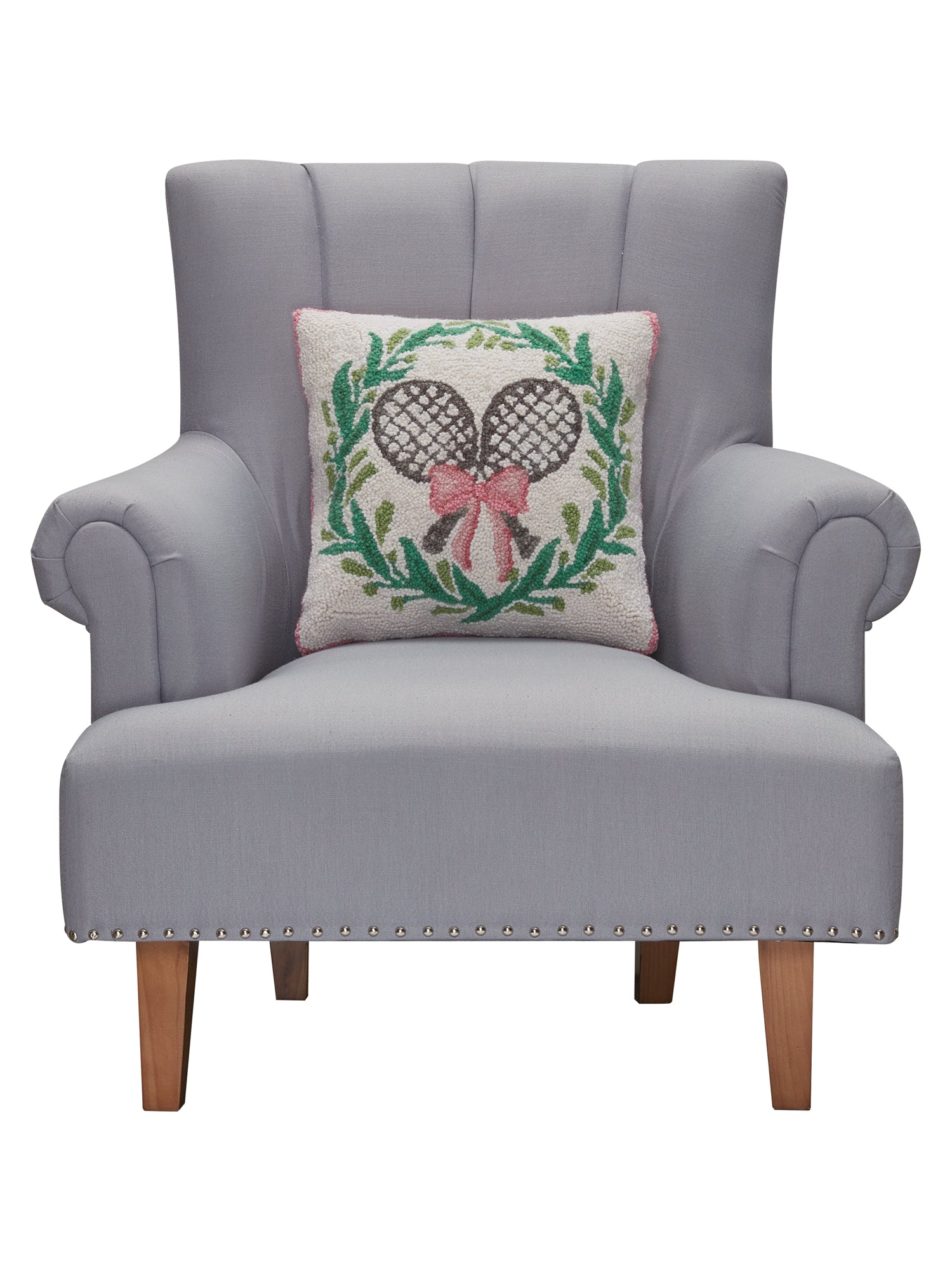 Tennis With Wreath Hook Pillow