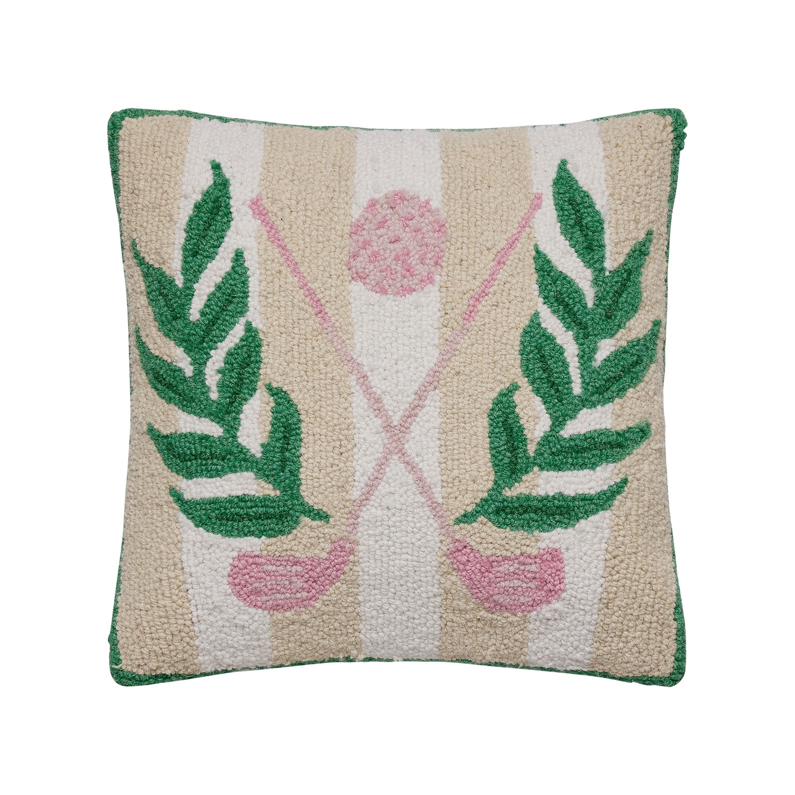 Golf With Wreath Hook Pillow