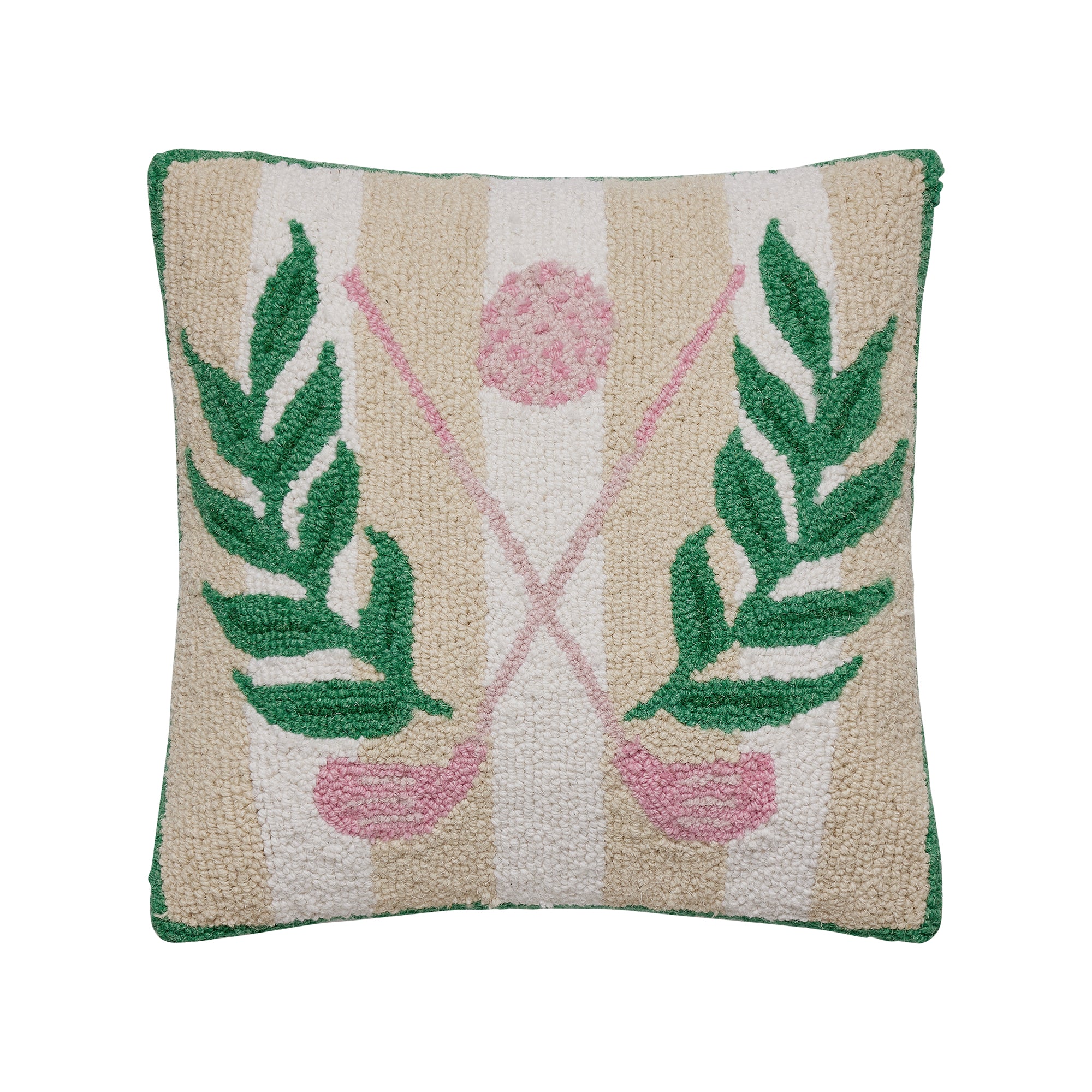 Golf With Wreath Hook Pillow