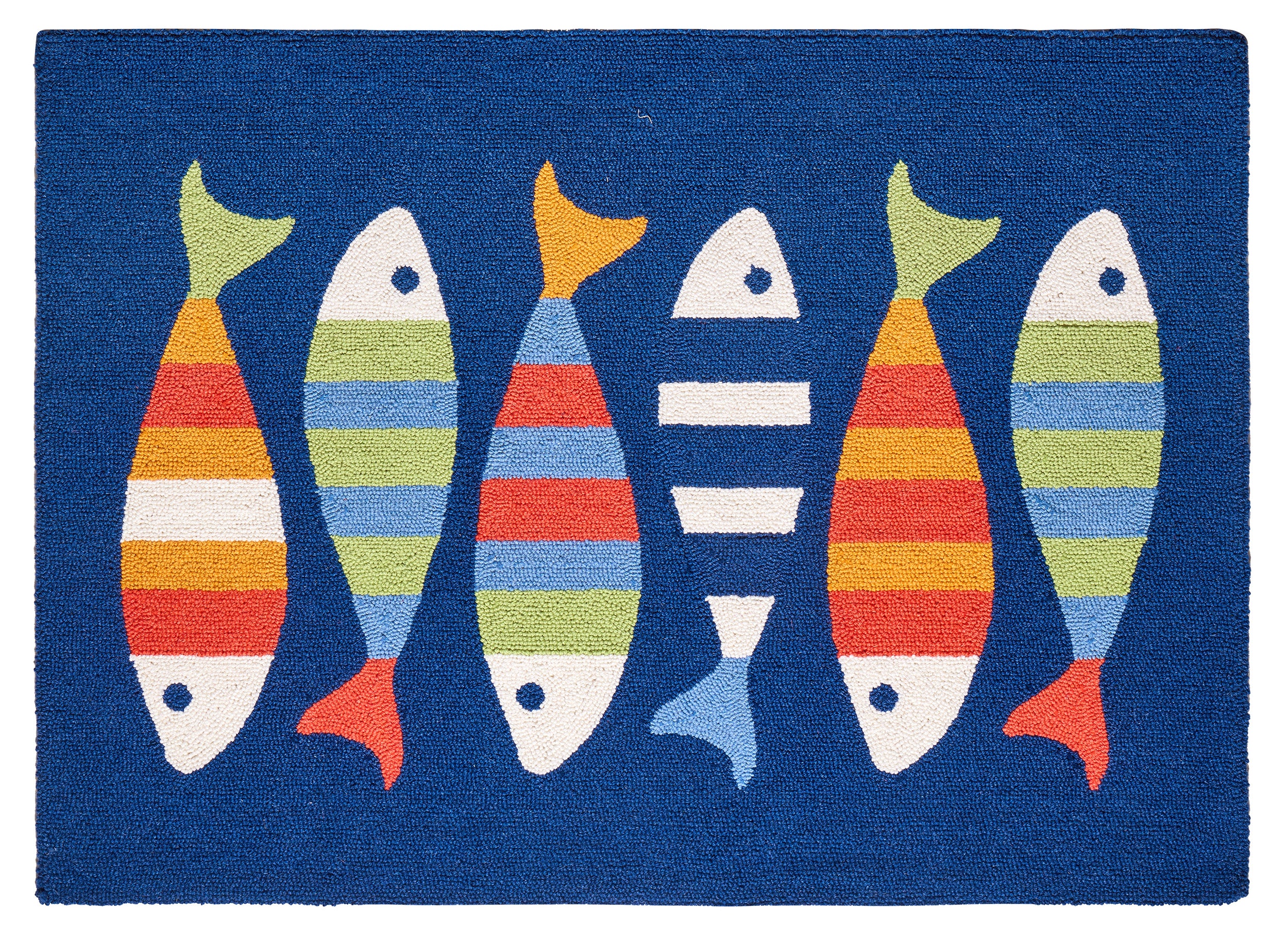 Bluefin Picket Hook Rug